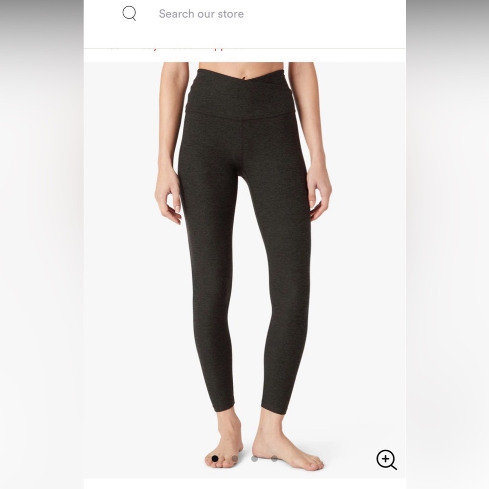 Beyond Yoga At Your Leisure Legging - Size M Black Heather